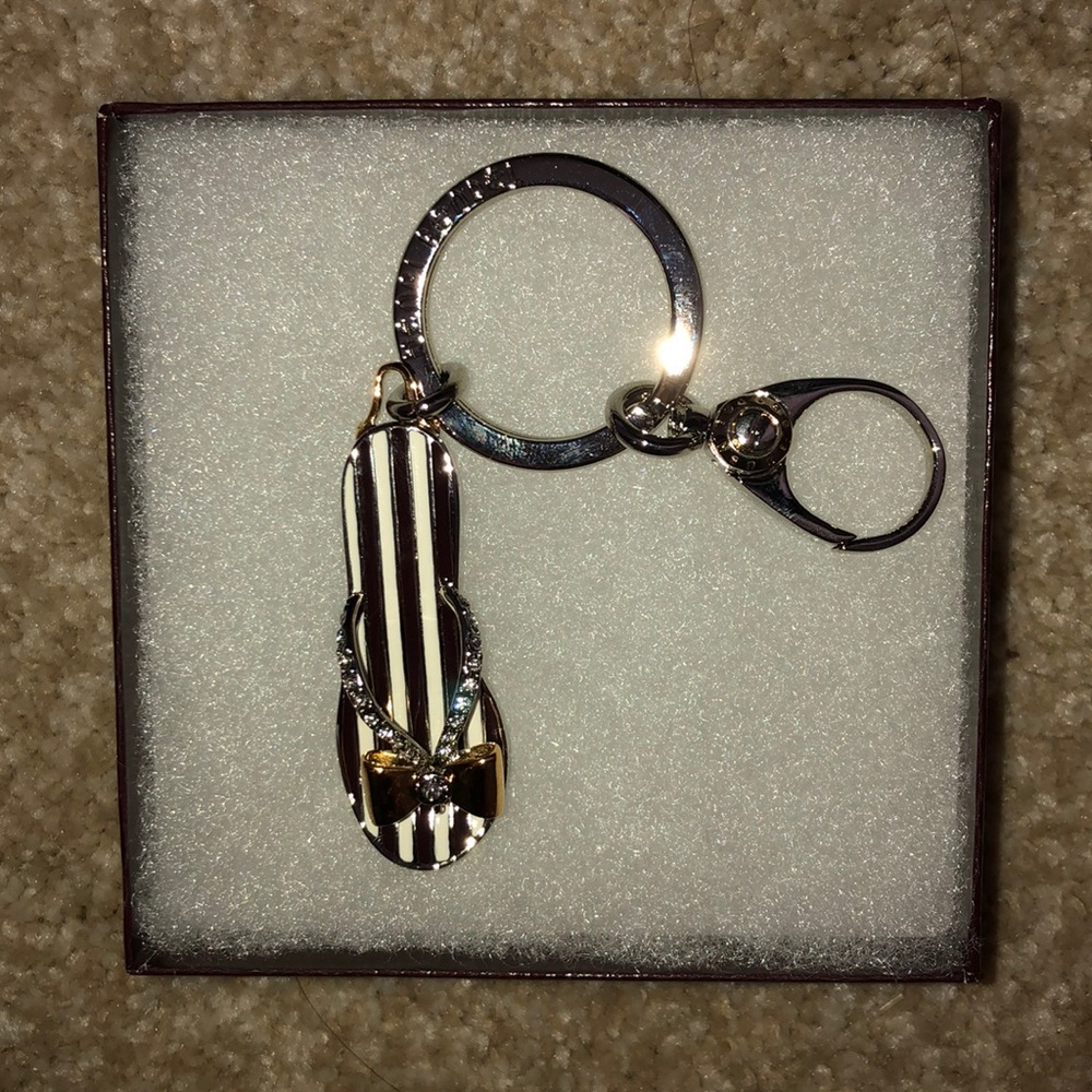 Henri Bendel flip flop key chain